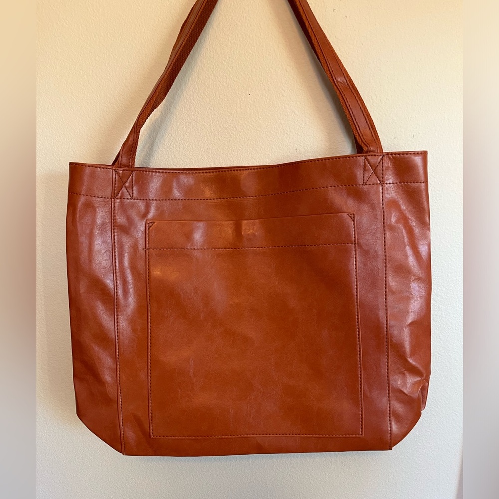 Leather satchel